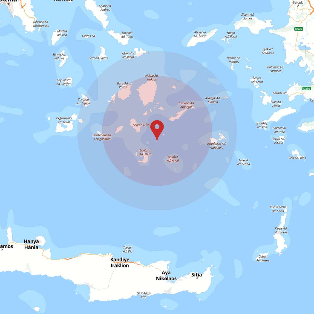 EGE DENIZI Bölgesinde 4.2 Büyüklüğünde Deprem Yaşandı!