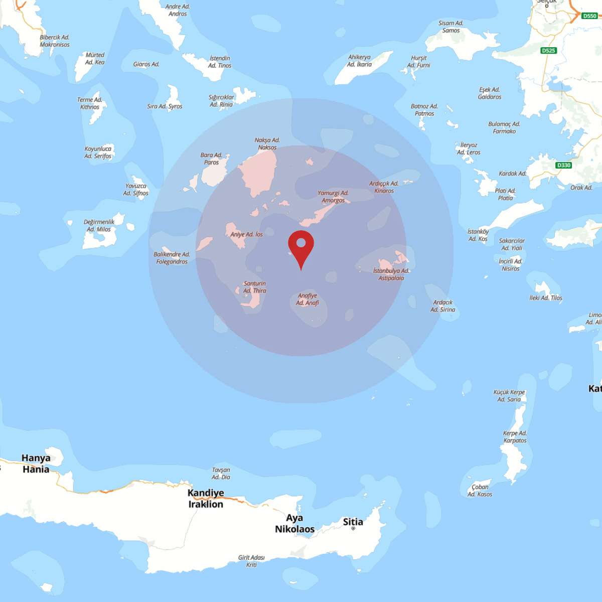 EGE DENIZI Bölgesinde Şiddetli 5.2 Büyüklüğünde Deprem!