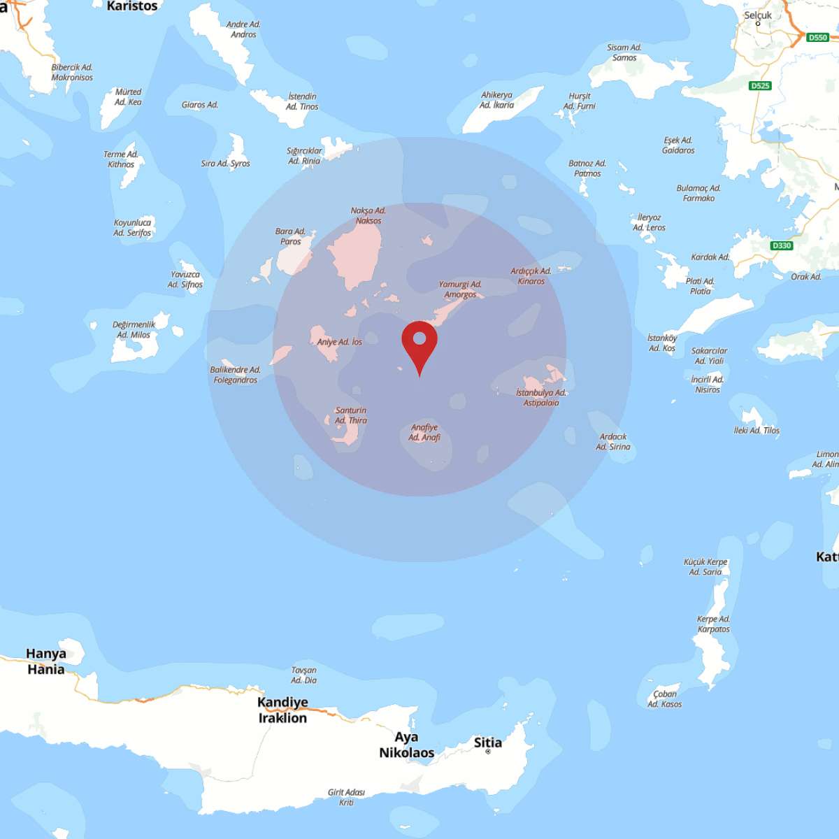 EGE DENIZI Bölgesinde 4.2 Büyüklüğünde Deprem Yaşandı!