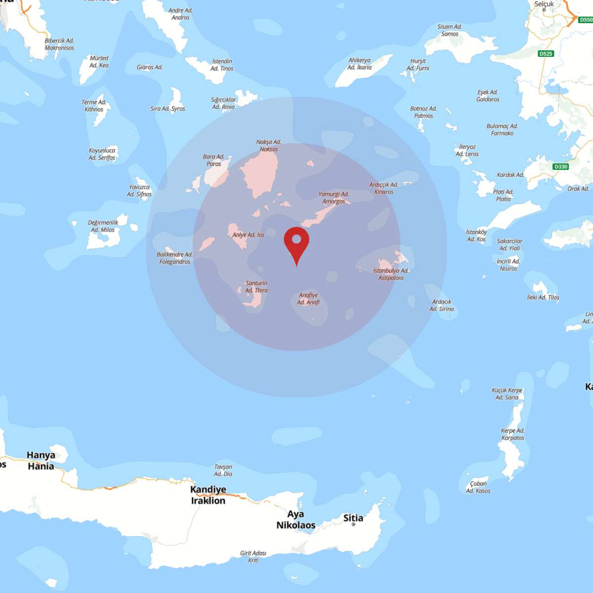 EGE DENIZI Bölgesinde 4.1 Büyüklüğünde Deprem Yaşandı!
