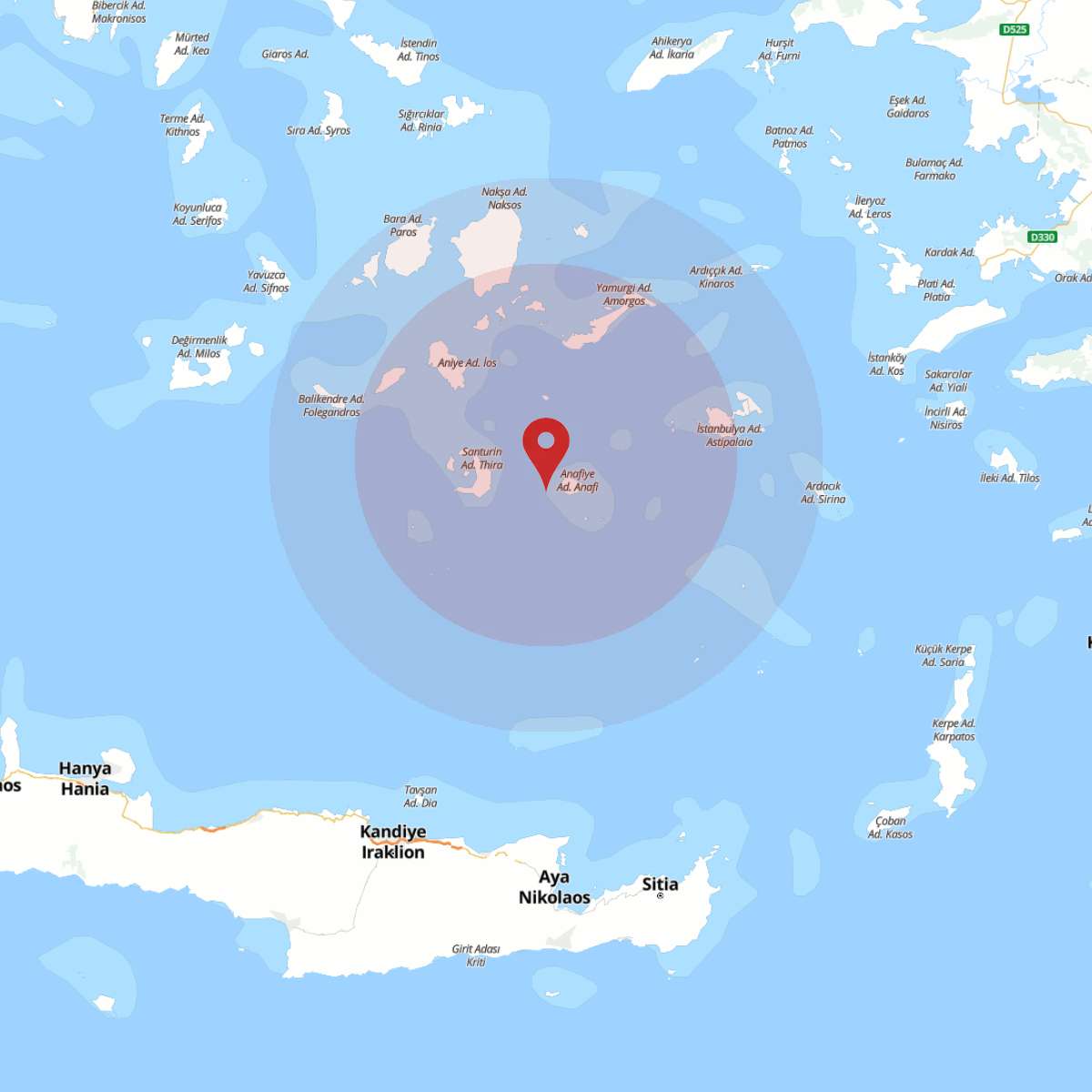 EGE DENIZI Bölgesinde Şiddetli 5.1 Büyüklüğünde Deprem!