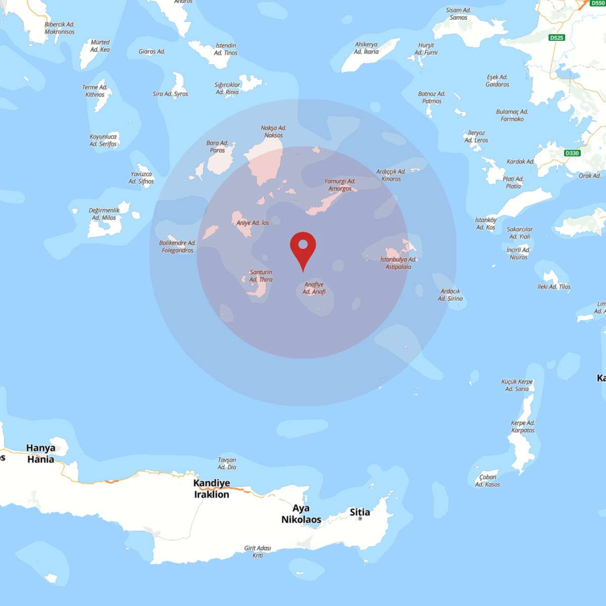 EGE DENIZI Bölgesinde 4 Büyüklüğünde Deprem Yaşandı!