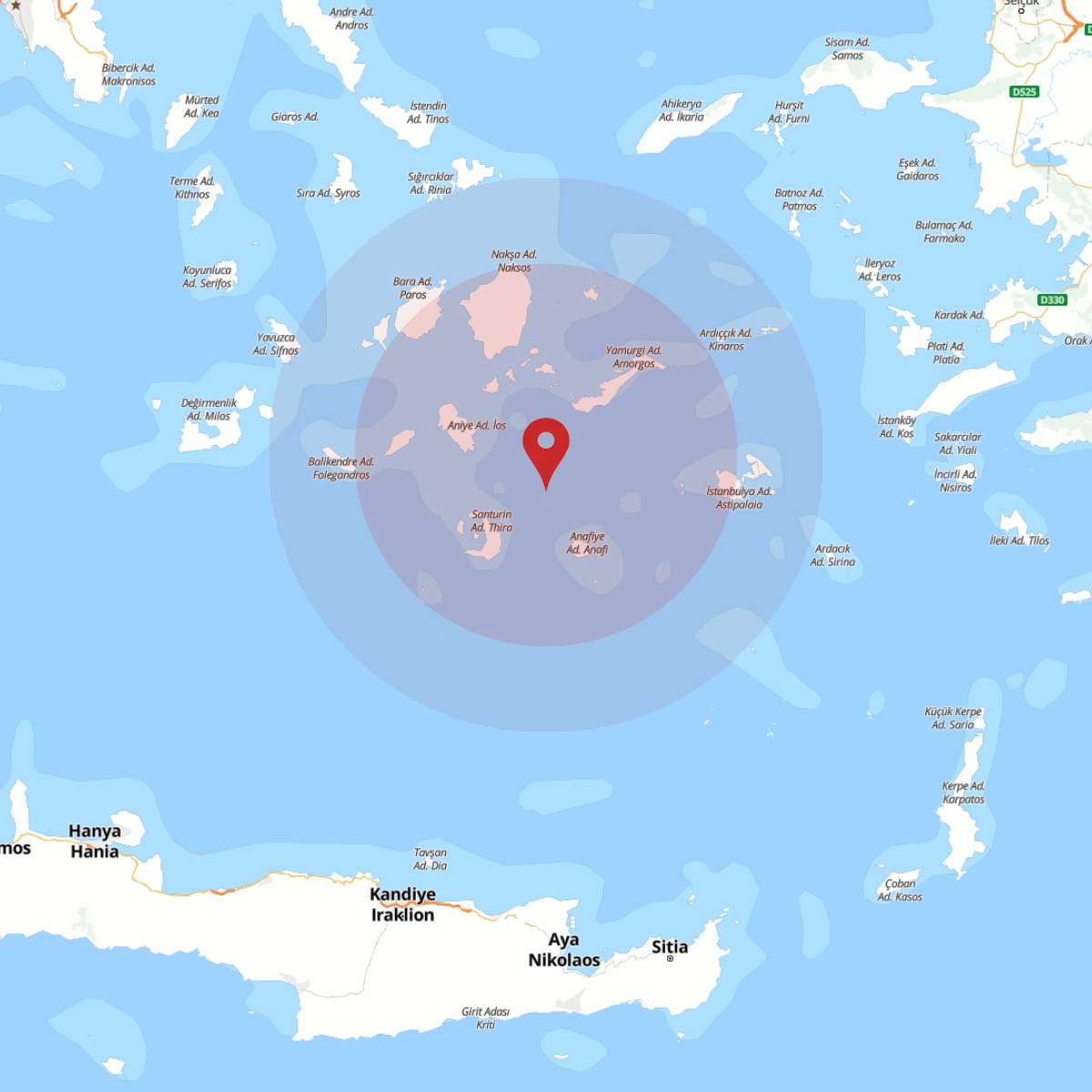 EGE DENIZI Bölgesinde 4.1 Büyüklüğünde Deprem Yaşandı!