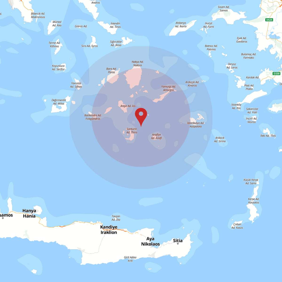 EGE DENIZI Bölgesinde 4.1 Büyüklüğünde Deprem Yaşandı!