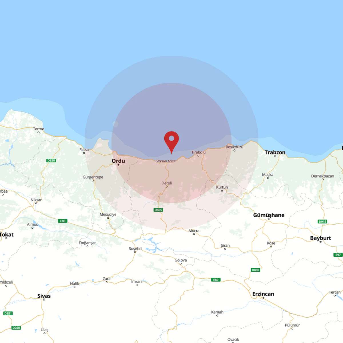KARADENIZ Bölgesinde 3.1 Büyüklüğünde Deprem!