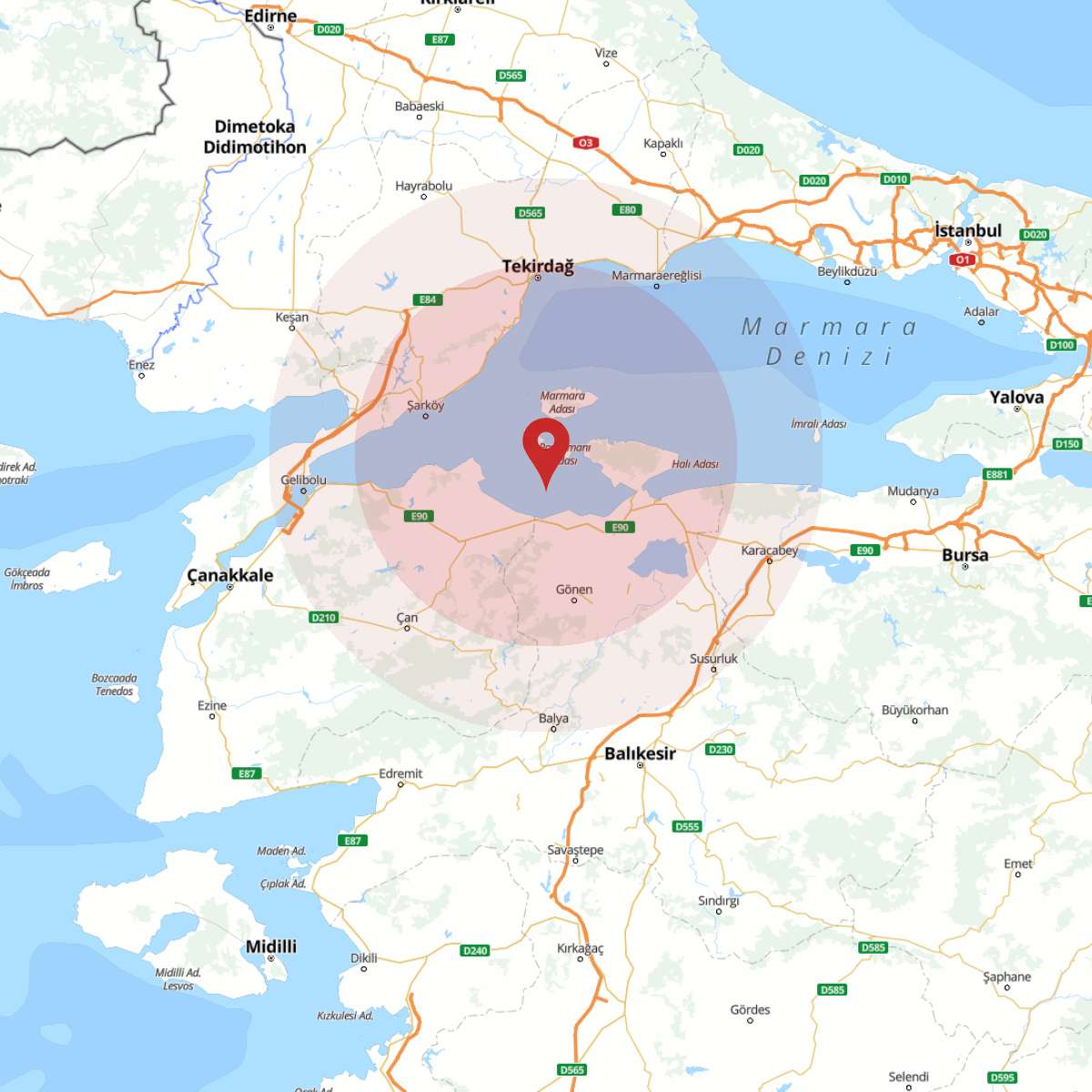 BALIKESIR Bölgesinde 3 Büyüklüğünde Deprem!