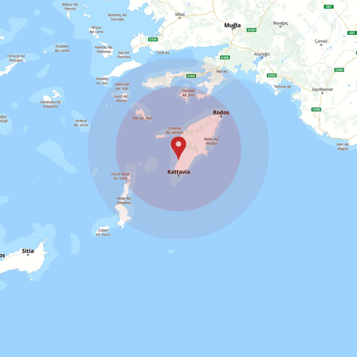 AKDENIZ Bölgesinde Hafif Şiddetli 2.7 Büyüklüğünde Deprem Meydana Geldi