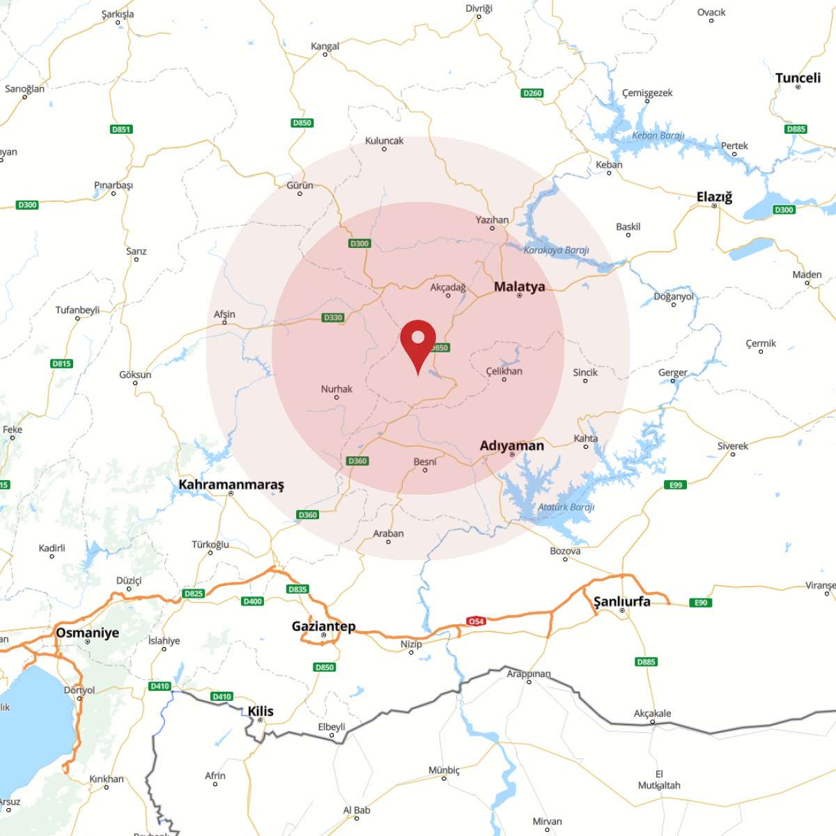 MALATYA Bölgesinde Hafif Şiddetli 2.6 Büyüklüğünde Deprem Meydana Geldi