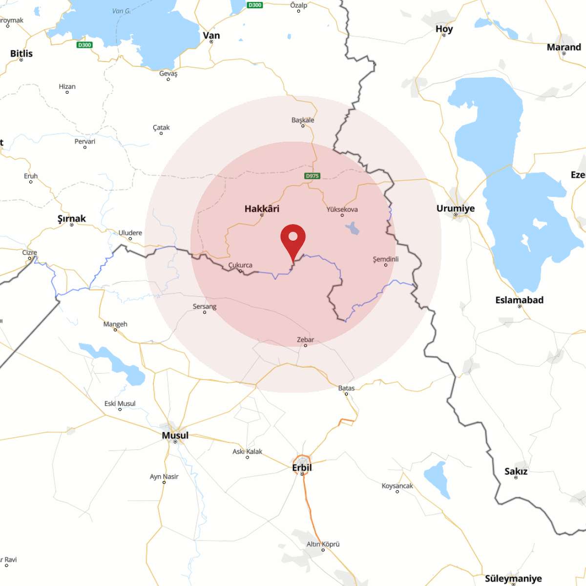 HAKKARI Bölgesinde 4.6 Büyüklüğünde Deprem Yaşandı!