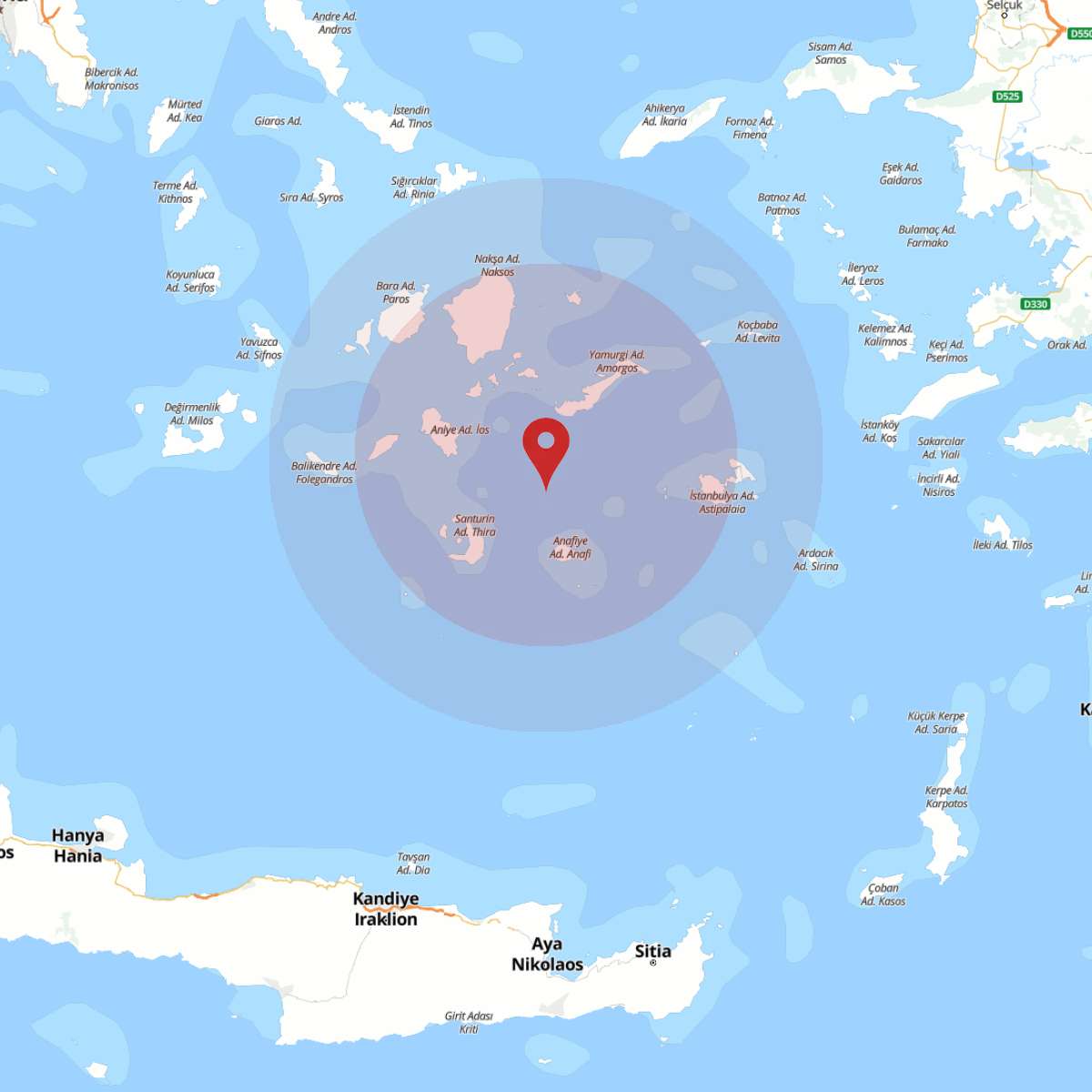 EGE DENIZI Bölgesinde 4.1 Büyüklüğünde Deprem Yaşandı!