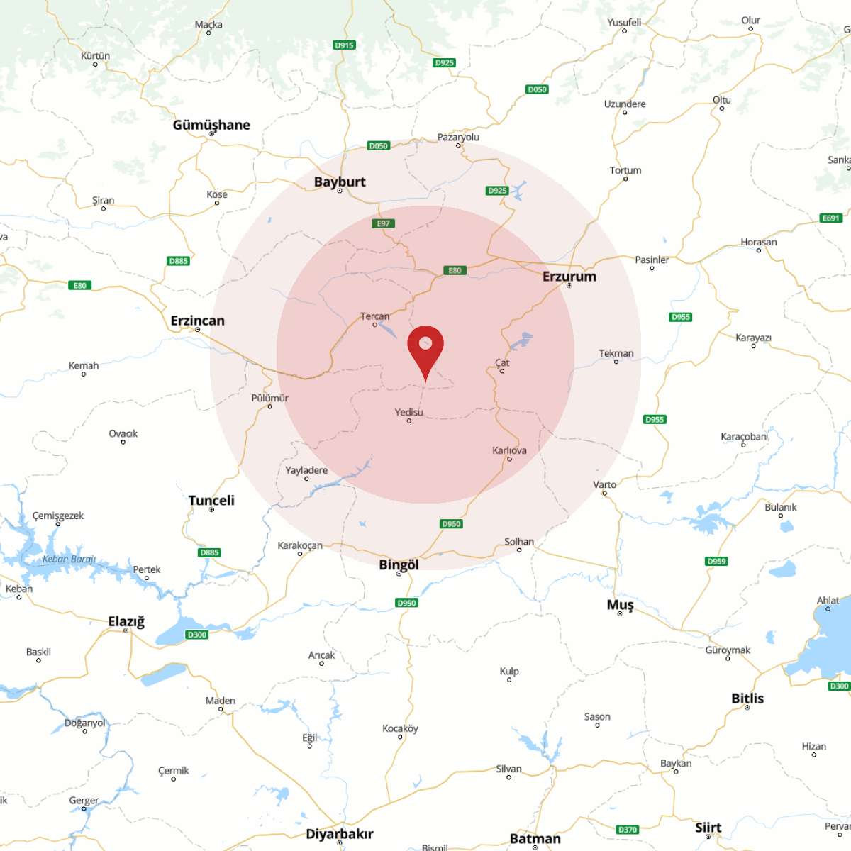 ERZINCAN Bölgesinde 4.2 Büyüklüğünde Deprem Yaşandı!