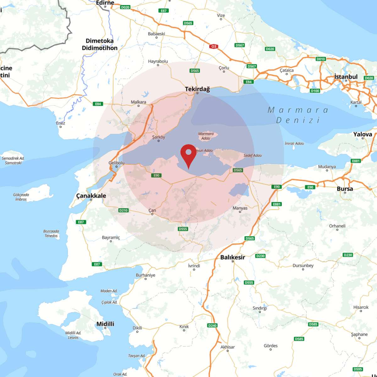BALIKESIR Bölgesinde 3 Büyüklüğünde Deprem!