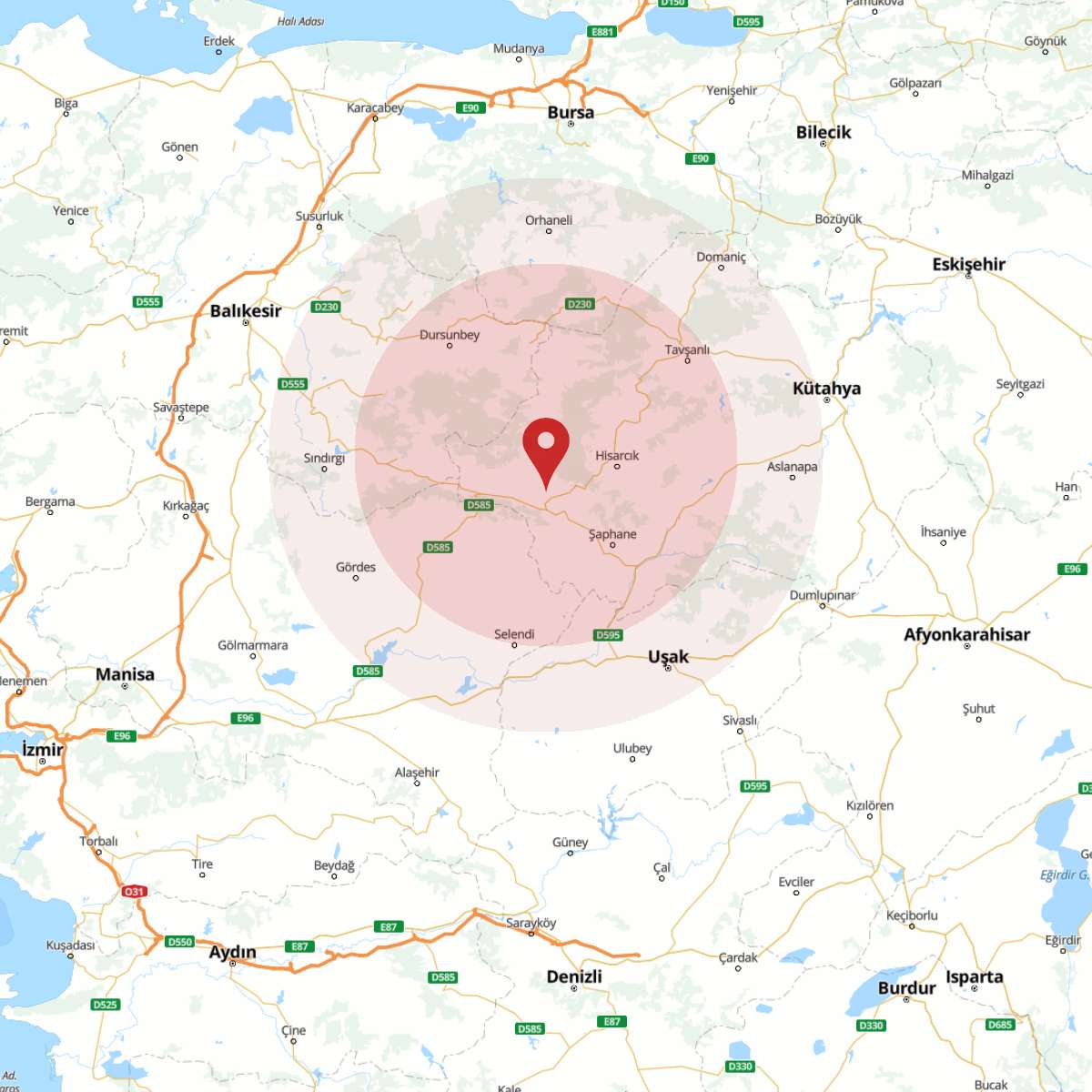 KUTAHYA Bölgesinde 3.3 Büyüklüğünde Deprem!