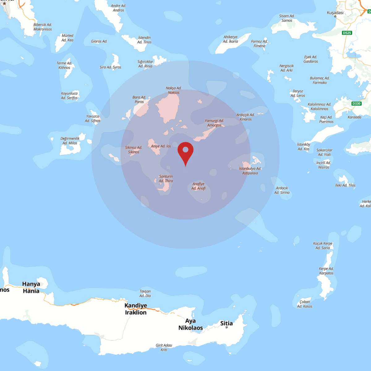 EGE DENIZI Bölgesinde 4.8 Büyüklüğünde Deprem Yaşandı!