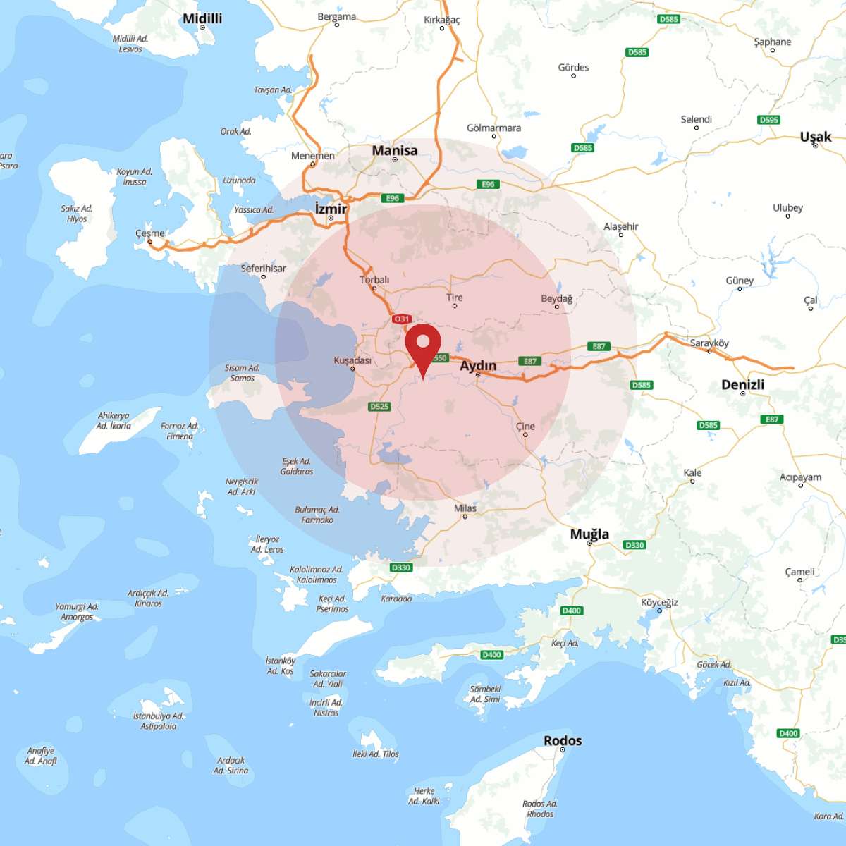 AYDIN Bölgesinde 3.7 Büyüklüğünde Deprem!