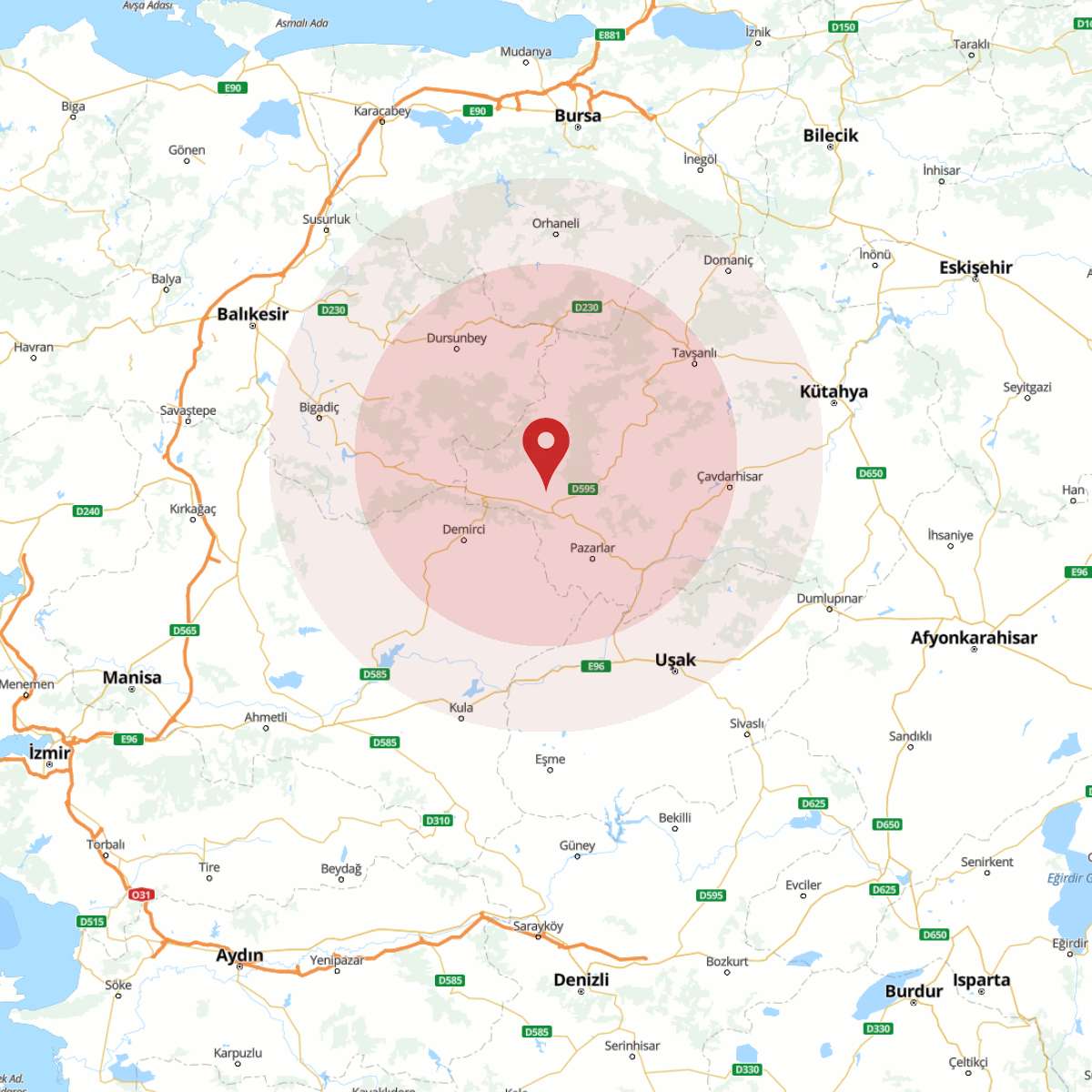 KUTAHYA Bölgesinde 3.3 Büyüklüğünde Deprem!