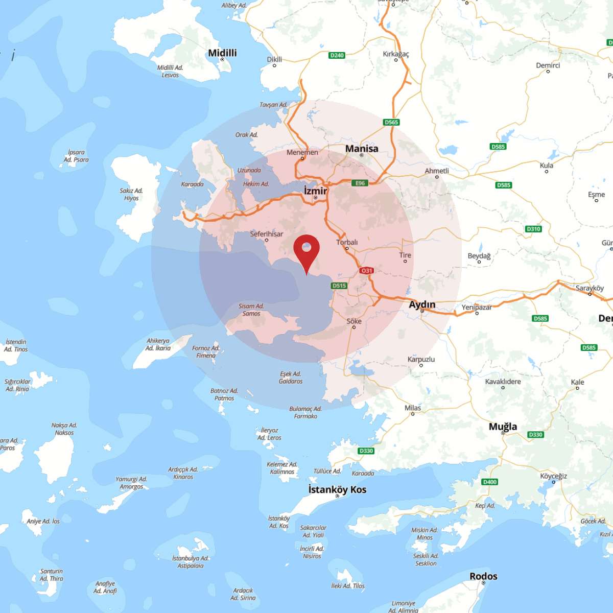 IZMIR Bölgesinde 3.2 Büyüklüğünde Deprem!