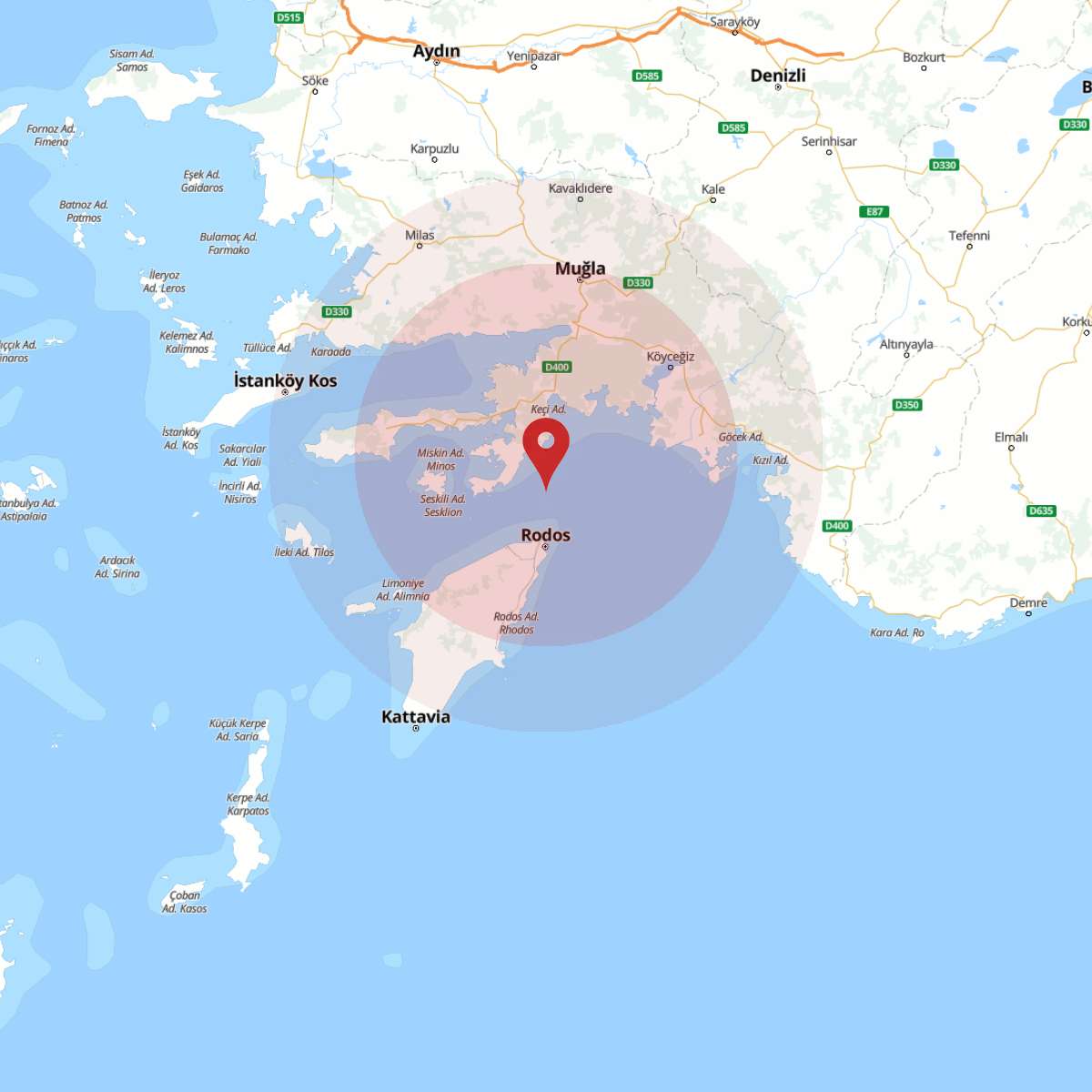 AKDENIZ Bölgesinde Şiddetli 5.7 Büyüklüğünde Deprem!