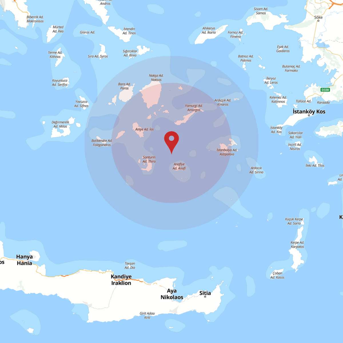 EGE DENIZI Bölgesinde 4.5 Büyüklüğünde Deprem Yaşandı!