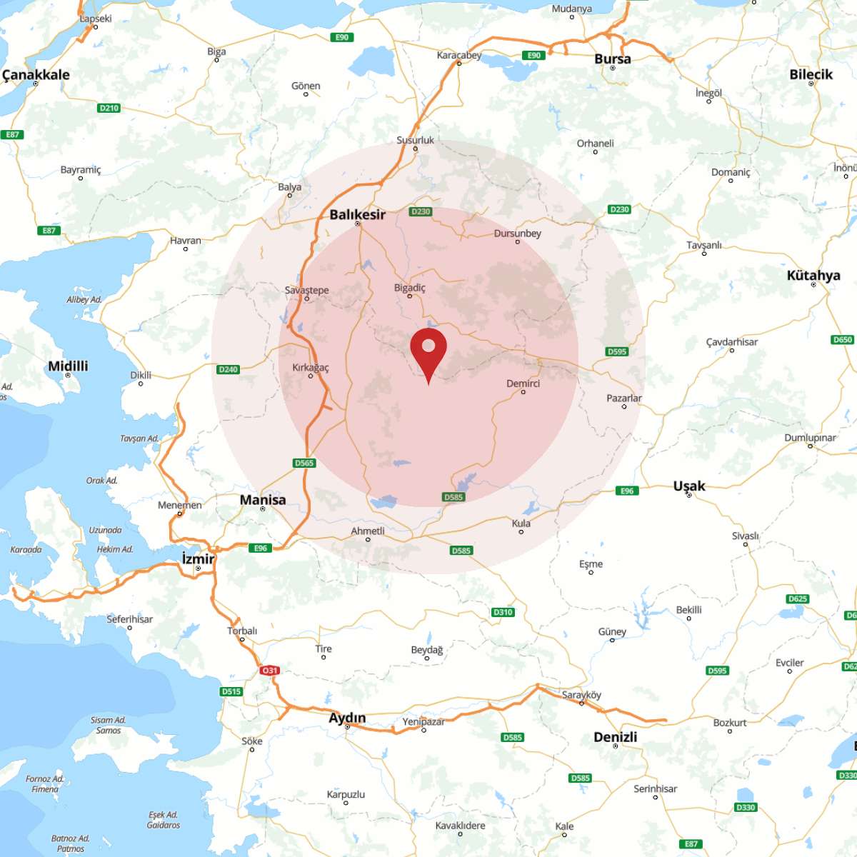 BALIKESIR Bölgesinde 3 Büyüklüğünde Deprem!