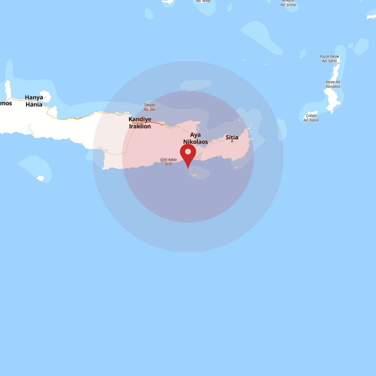 AKDENIZ Bölgesinde 3.8 Büyüklüğünde Deprem!