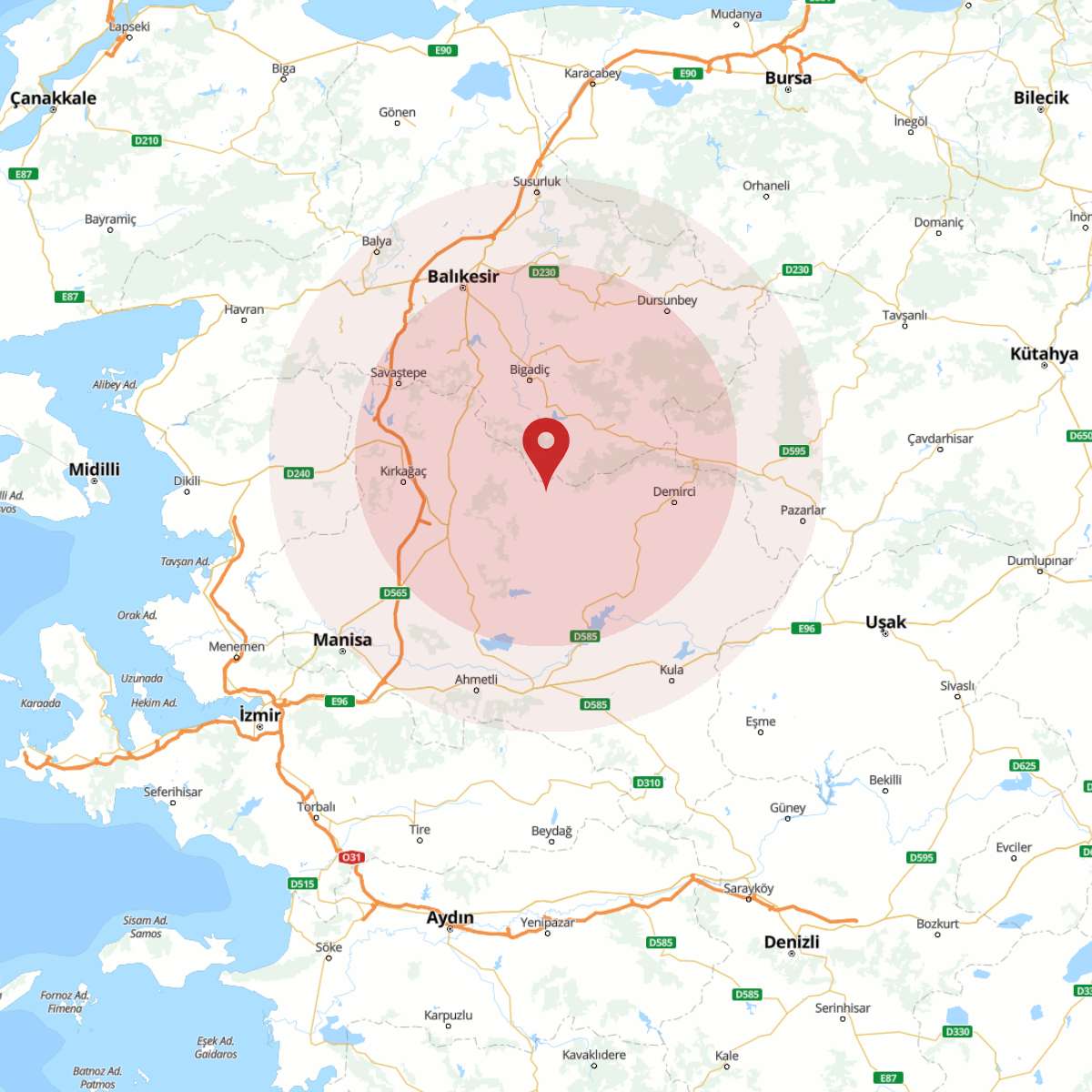 BALIKESIR Bölgesinde 3.1 Büyüklüğünde Deprem!