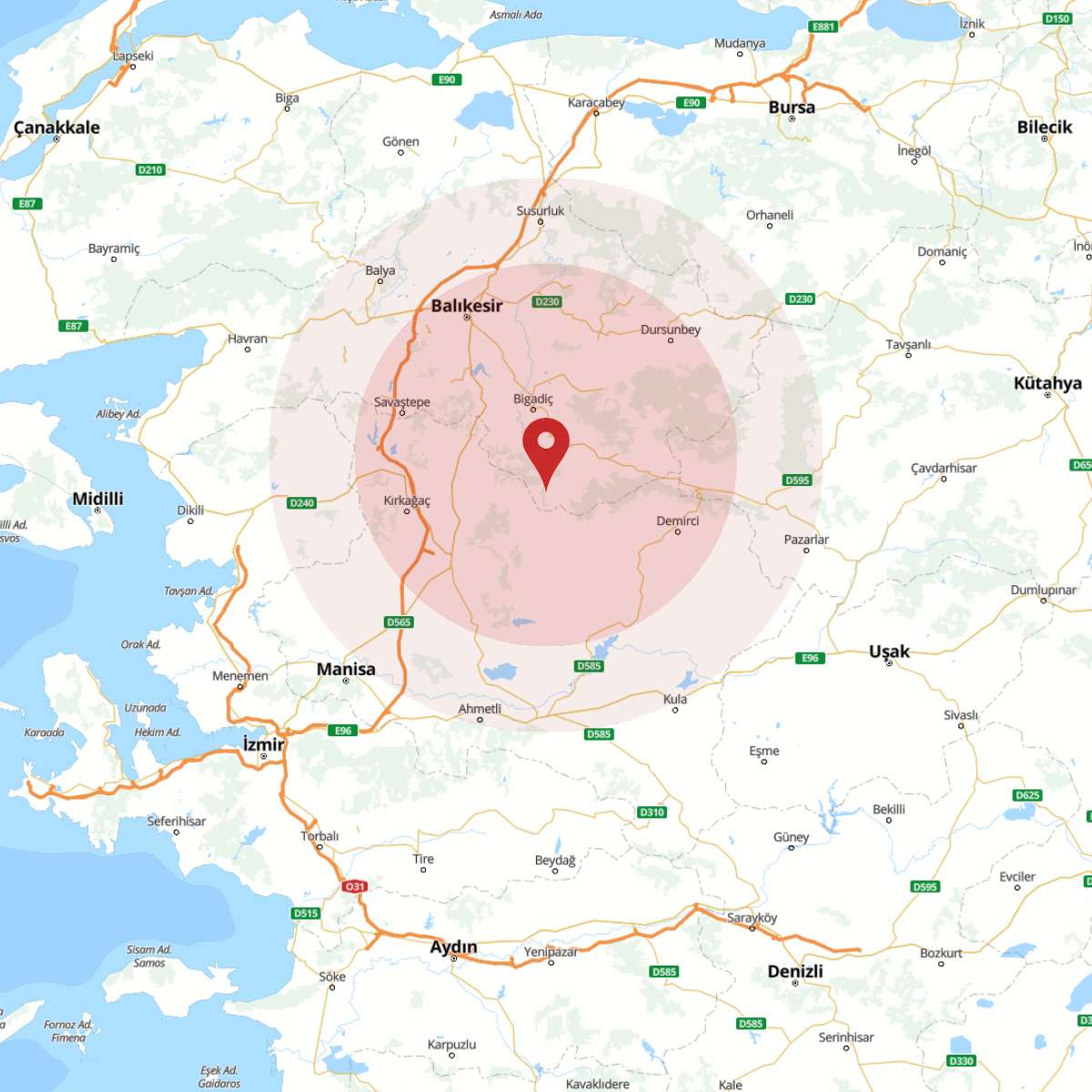 BALIKESIR Bölgesinde 3.1 Büyüklüğünde Deprem!