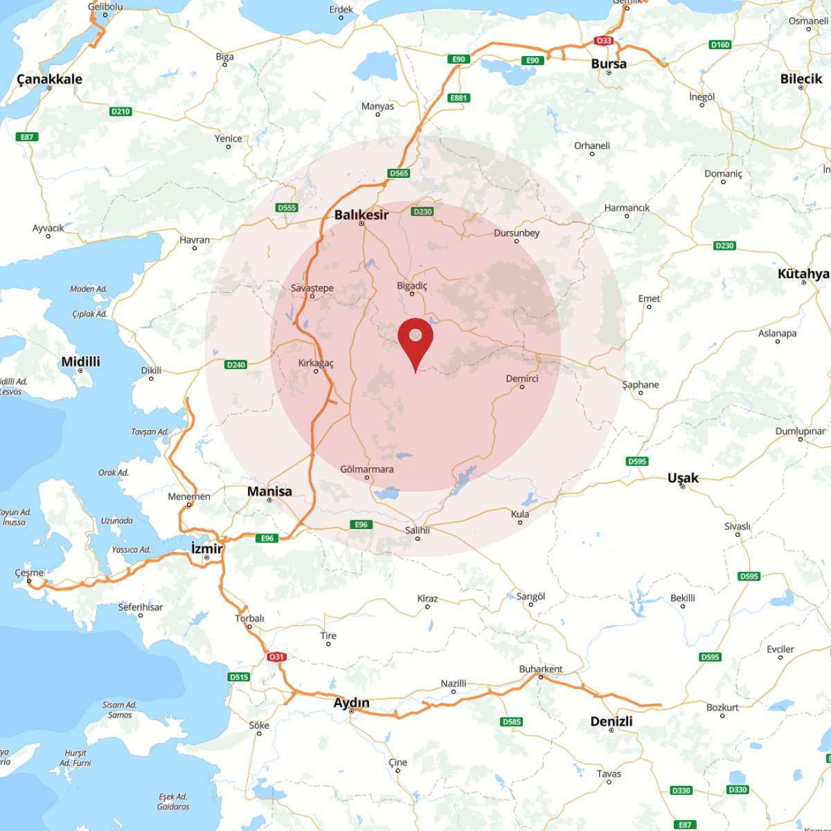 BALIKESIR Bölgesinde 4 Büyüklüğünde Deprem Yaşandı!