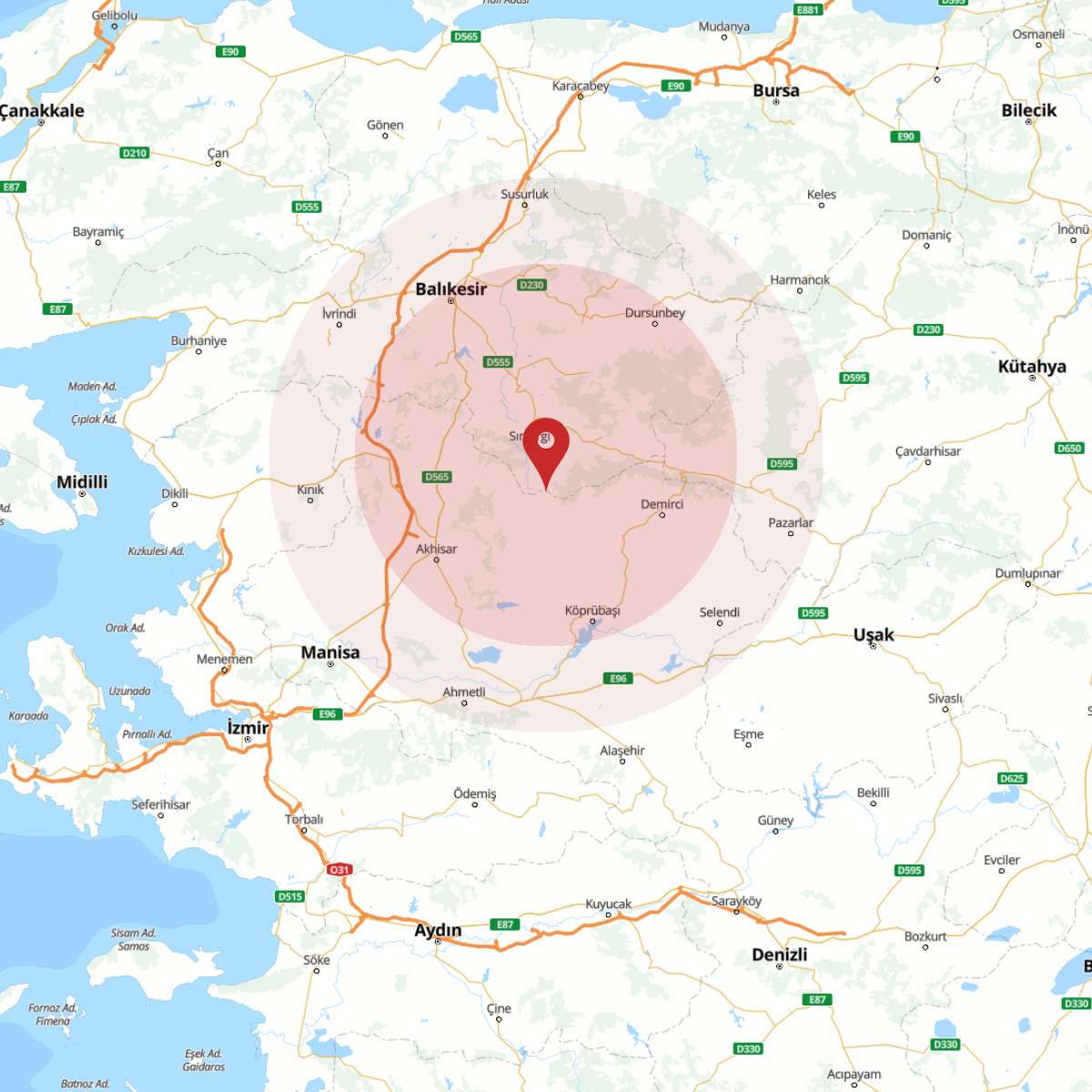 BALIKESIR Bölgesinde 3.9 Büyüklüğünde Deprem!