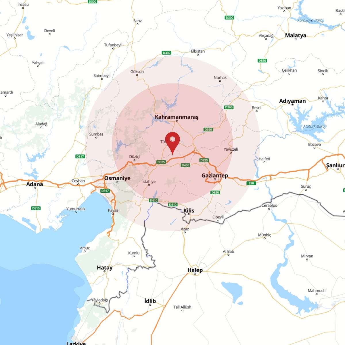 KAHRAMANMARAS Bölgesinde 4 Büyüklüğünde Deprem Yaşandı!