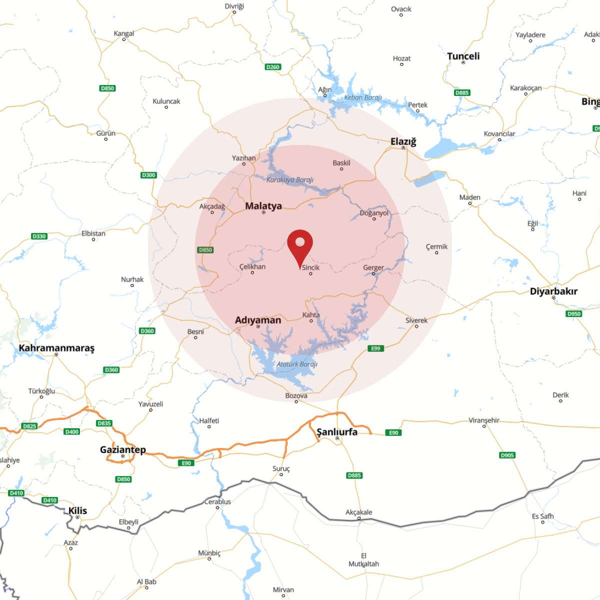 ADIYAMAN Bölgesinde 3.9 Büyüklüğünde Deprem!