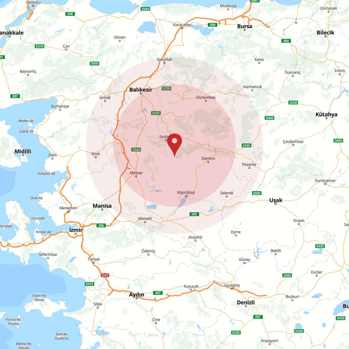 BALIKESIR Bölgesinde 3.7 Büyüklüğünde Deprem!