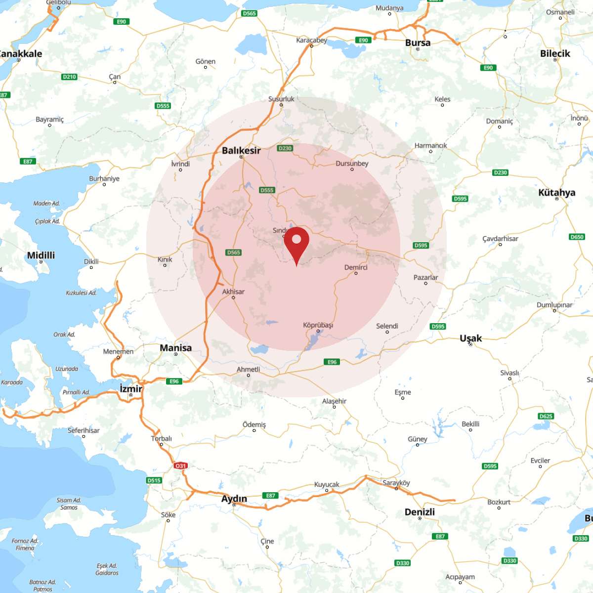 BALIKESIR Bölgesinde 3.5 Büyüklüğünde Deprem!