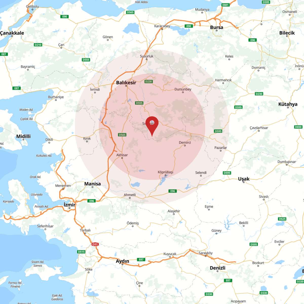 BALIKESIR Bölgesinde 3.6 Büyüklüğünde Deprem!