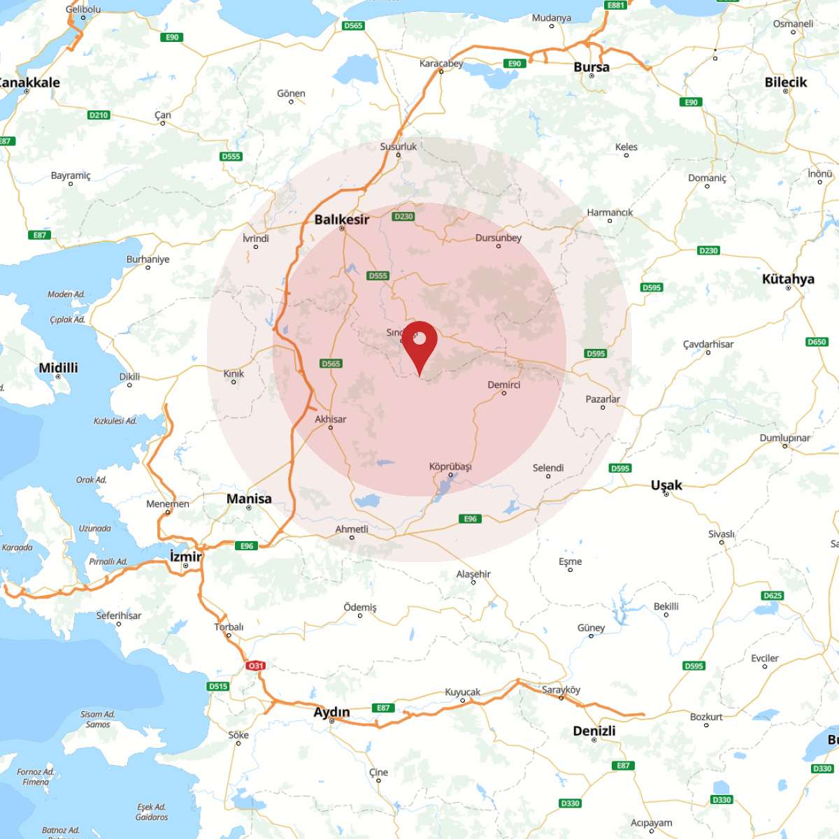 BALIKESIR Bölgesinde 3.7 Büyüklüğünde Deprem!