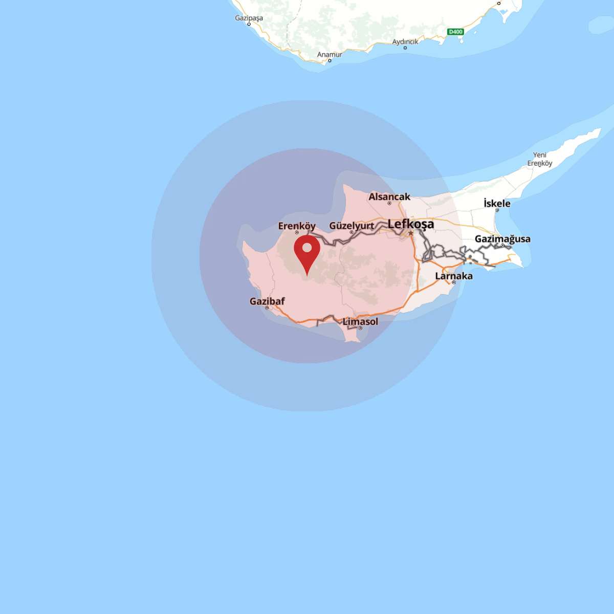 KIBRIS RUM KESIMI Bölgesinde Şiddetli 5.1 Büyüklüğünde Deprem!