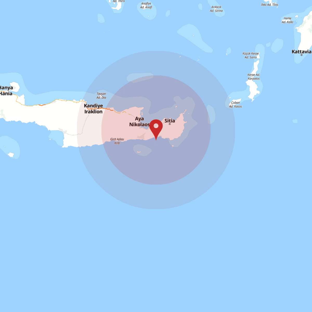 AKDENIZ Bölgesinde 3.9 Büyüklüğünde Deprem!