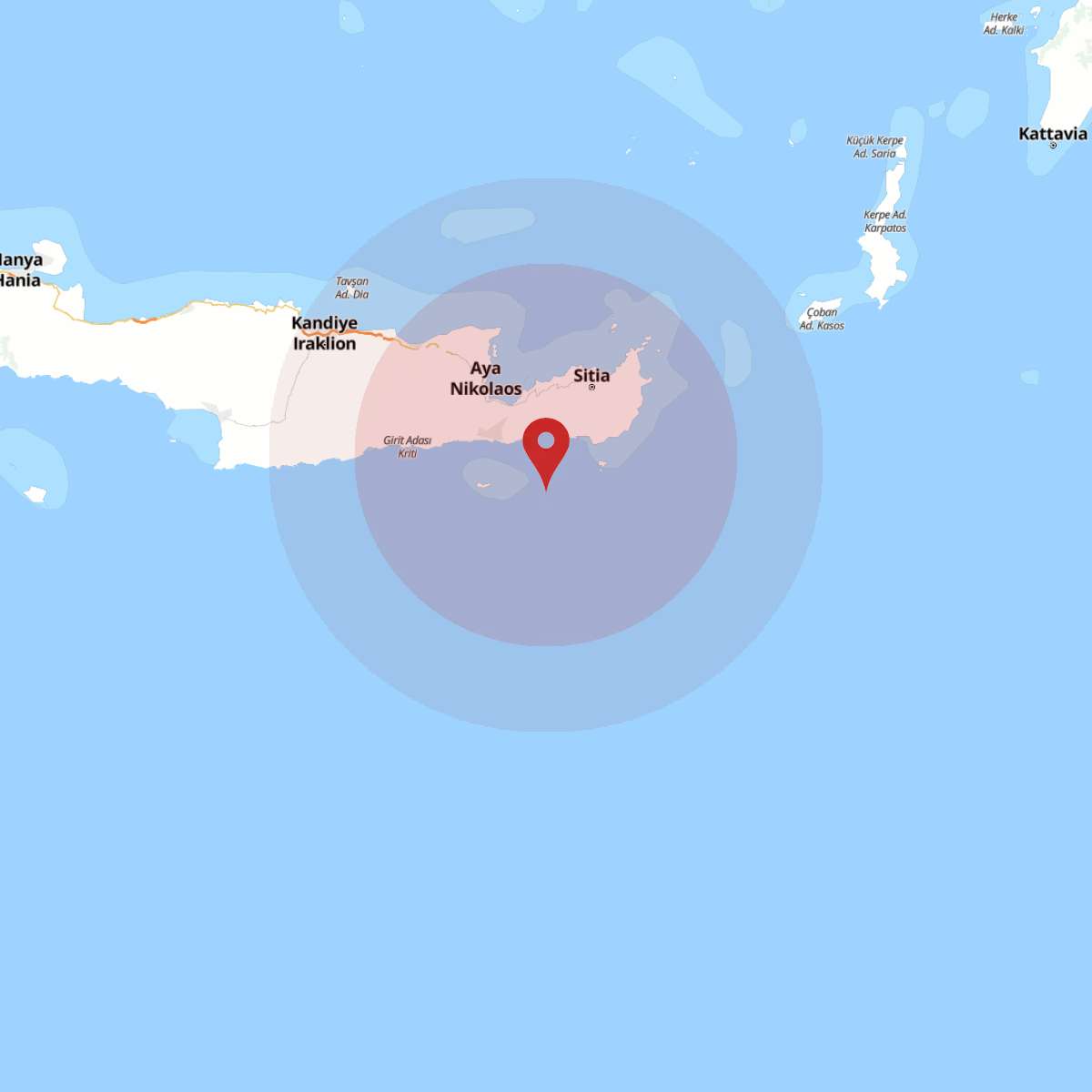 AKDENIZ Bölgesinde 3.9 Büyüklüğünde Deprem!
