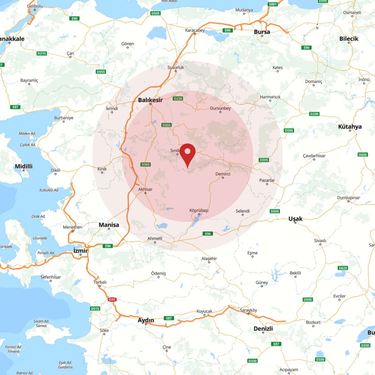 BALIKESIR Bölgesinde 3.5 Büyüklüğünde Deprem!