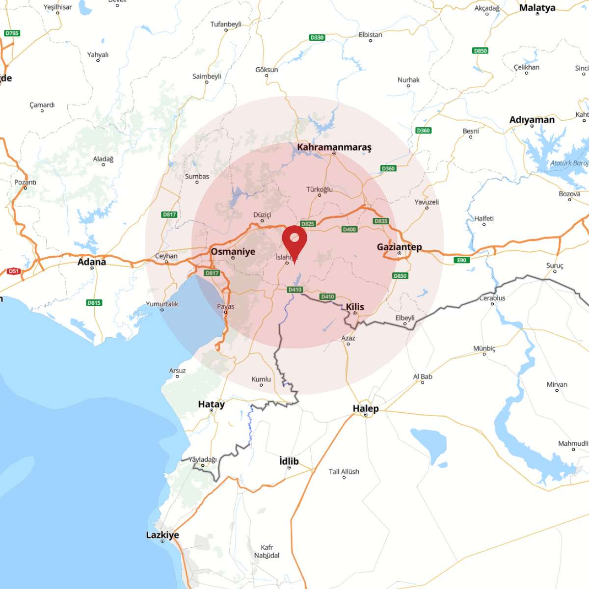 GAZIANTEP Bölgesinde 3.5 Büyüklüğünde Deprem!