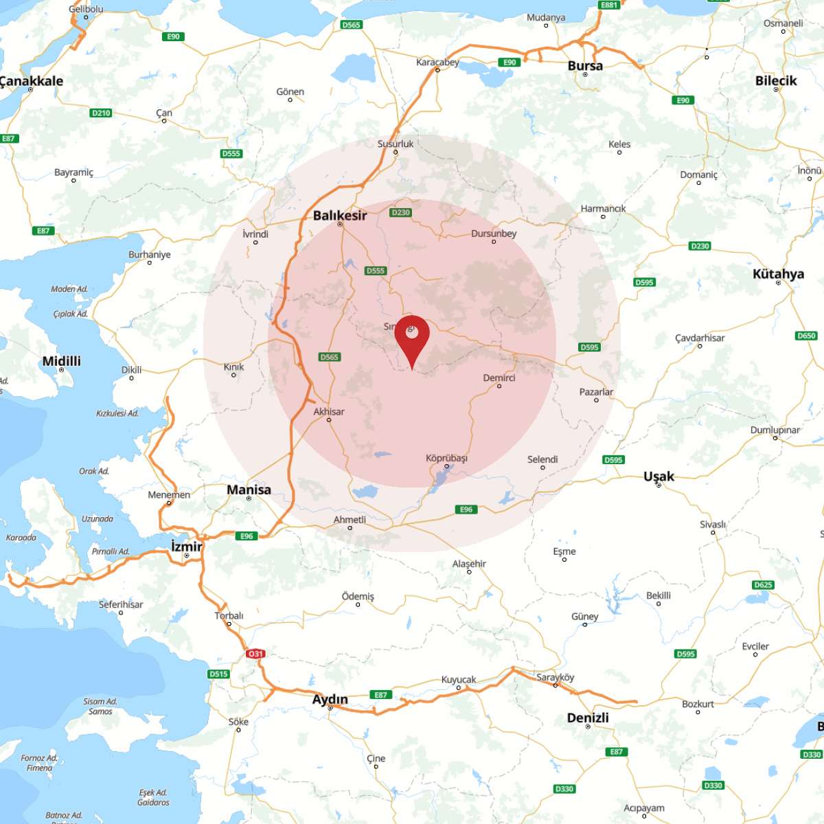 BALIKESIR Bölgesinde 3.9 Büyüklüğünde Deprem!