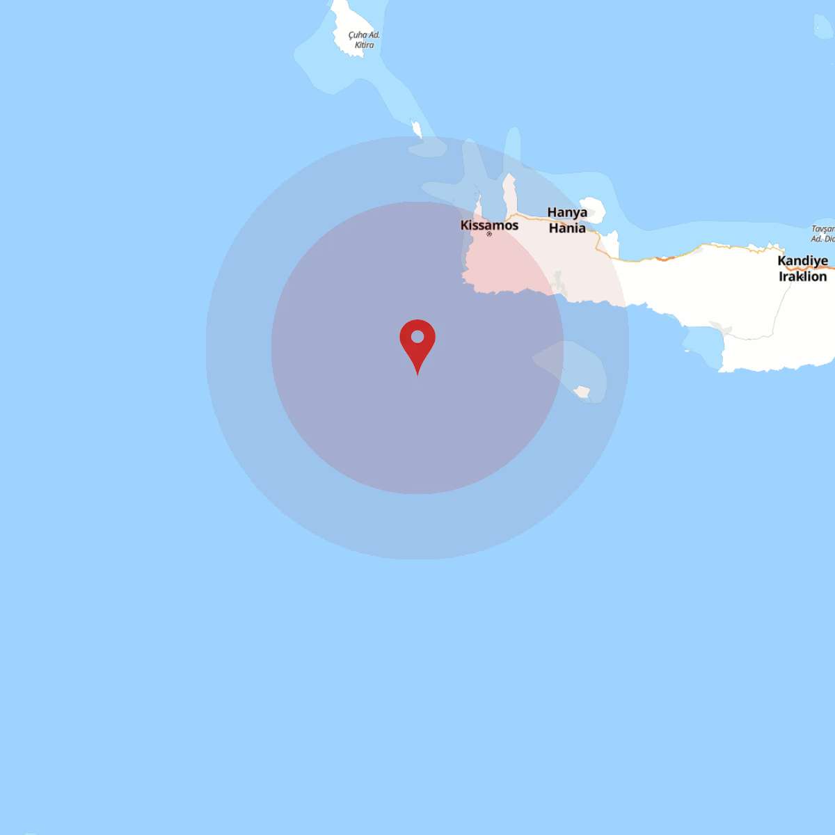 AKDENIZ Bölgesinde 3.9 Büyüklüğünde Deprem!