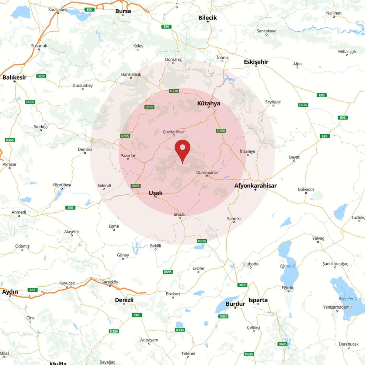 KUTAHYA Bölgesinde 4 Büyüklüğünde Deprem Yaşandı!