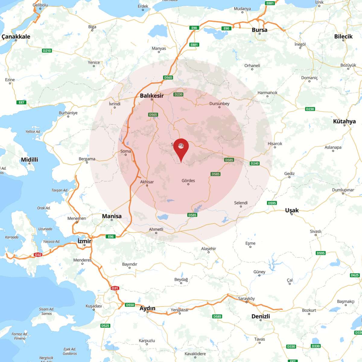 BALIKESIR Bölgesinde 3.8 Büyüklüğünde Deprem!