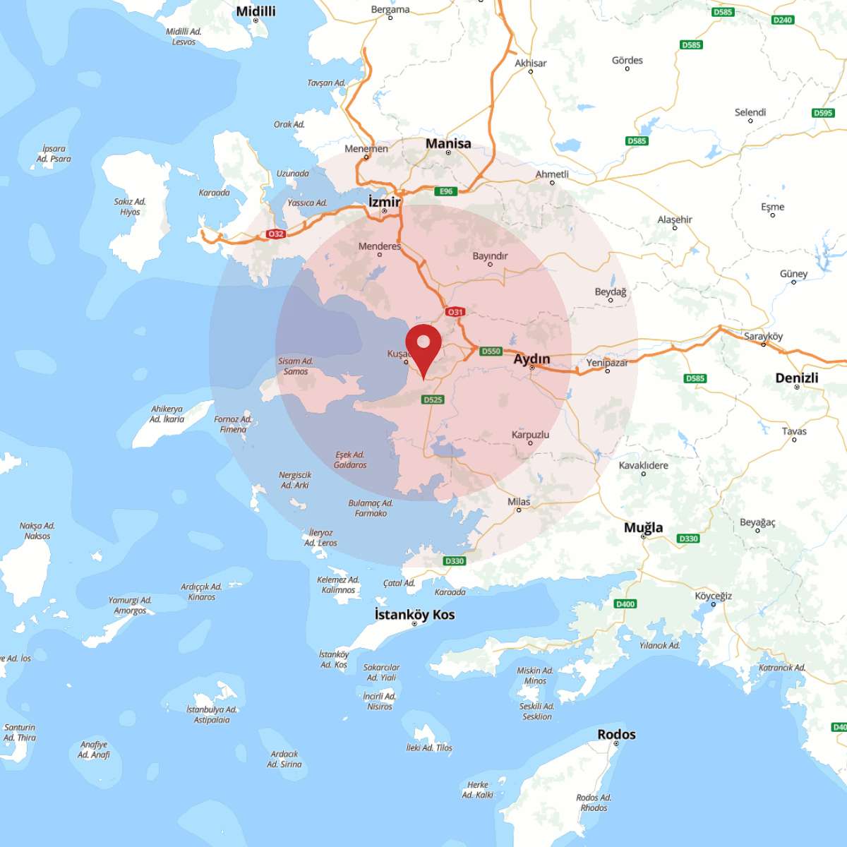 AYDIN Bölgesinde 3.7 Büyüklüğünde Deprem!