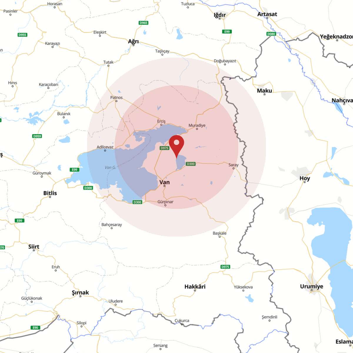 VAN Bölgesinde 4.5 Büyüklüğünde Deprem Yaşandı!