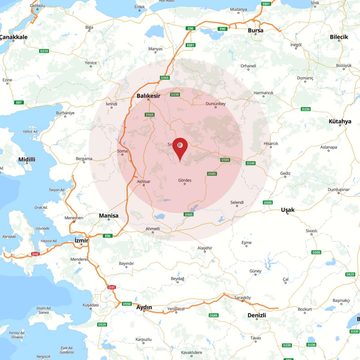 BALIKESIR Bölgesinde 3.5 Büyüklüğünde Deprem!