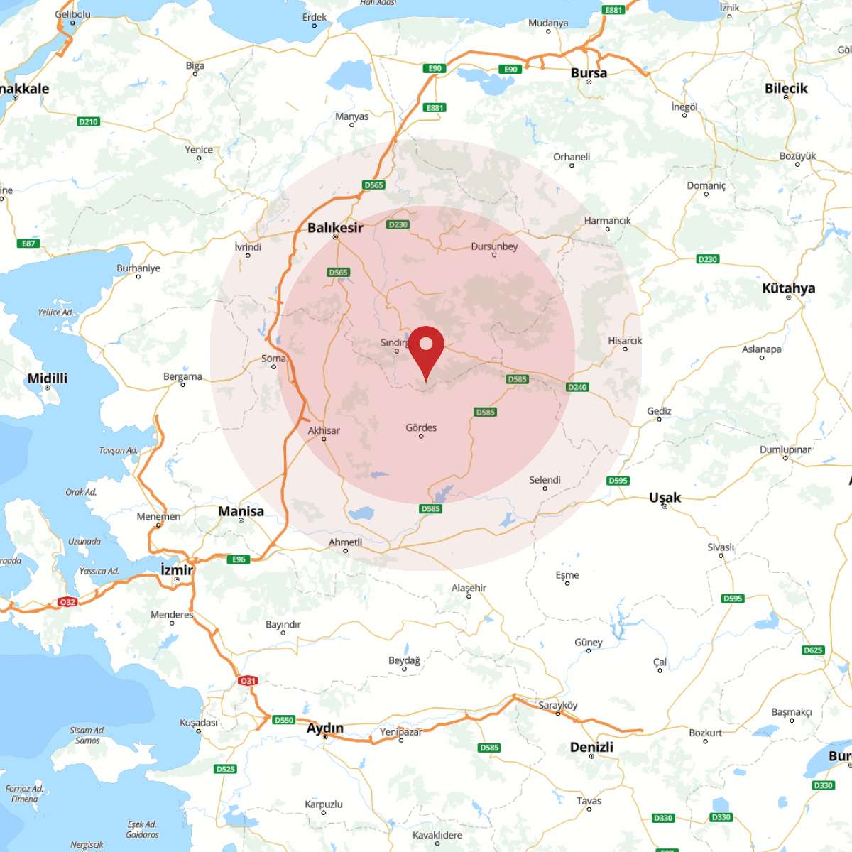 BALIKESIR Bölgesinde 3.5 Büyüklüğünde Deprem!