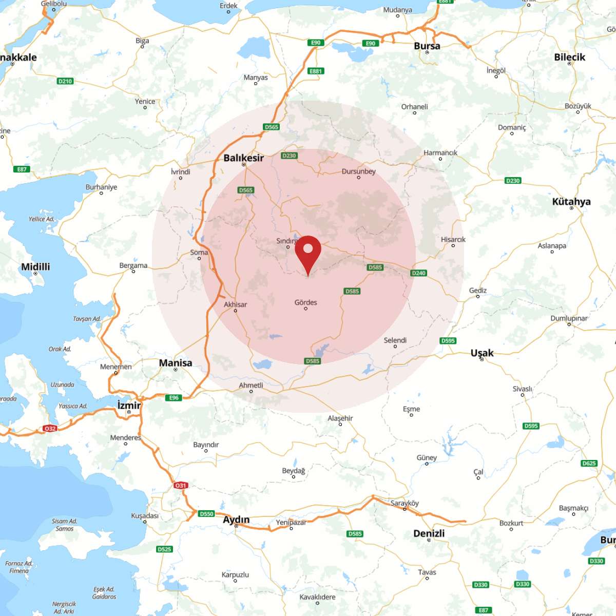 BALIKESIR Bölgesinde 3.7 Büyüklüğünde Deprem!